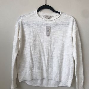 Loft Elliptical Hem Sweater -XS